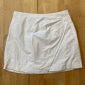 White Wrap-Style Women's Skirt